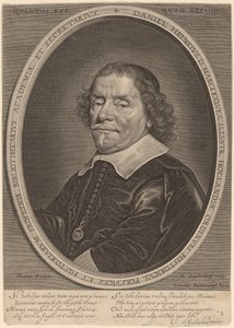 Daniel Heinsius door Jonas Suyderhoff after Jacob Fransz van der Merck