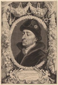 Jan zonder Vrees, hertog van Bourgondië door Jonas Suyderhoff after Pieter Claesz Soutman