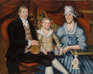 Portret van George Eliot en Familie