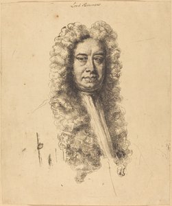 John, Lord Somers door Jonathan Richardson, Sr.