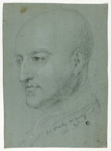 Hoofd van een man (recto); Hoofd van een vrouw (verso)