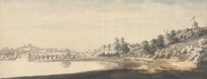 De brug en het kasteel bij Rochester