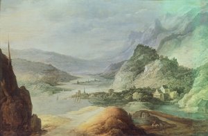 Landschap van bergen
