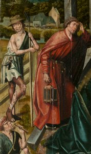 Drieluik van Bethlehem, circa 1540 door Joos van (attr. to) Cleve