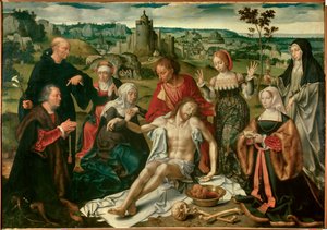 Altaarstuk van de rouw om Christus