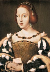 Portret van Eleonora van Oostenrijk door Joos van Cleve
