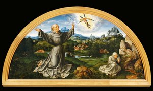 Altaarstuk van de ontmaagding van Christus ... door Joos van Cleve