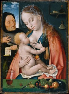 De Heilige Familie, ca. 1512-1513 door Joos van Cleve