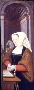 Vrouw van een Donor (vleugel van een drieluik)