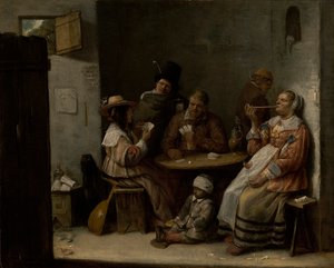 Kaartspelers door Joos van Craesbeeck