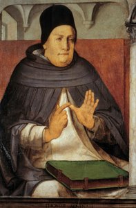 Voorstelling van Sint Thomas van Aquino (1225-1274) Kerkleraar