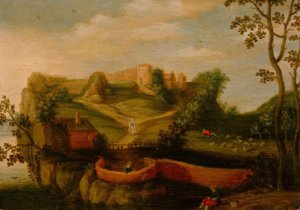 Antropomorf landschap door Joos or Josse de Momper