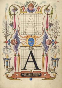 Handleiding voor het construeren van de letter A
