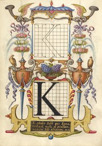 Handleiding voor het construeren van de letter K door Joris Hoefnagel