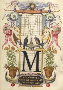 Handleiding voor het construeren van de letter M door Joris Hoefnagel