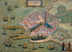Kaart van Vlissingen, uit 