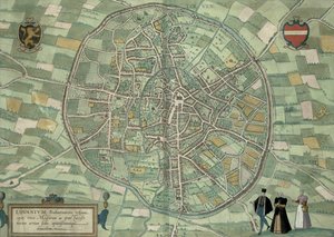 Kaart van Leuven, uit 