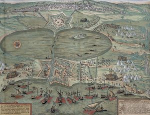 Kaart van Tunis, uit 