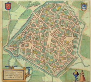 Kaart van Valencia, uit 