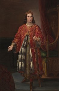 Koning Sancho III van Castilië, 1850 door José Castelaro y Perea