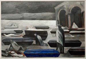Het kerkhof door José Clemente Orozco