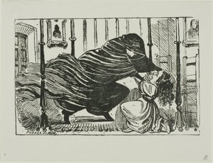 Illustratie voor een verhaal door José Guadalupe Posada