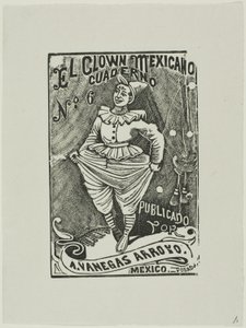 Mexicaanse clown, nr. 6 door José Guadalupe Posada