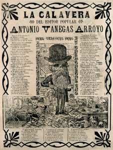 Populaire gravure door Jose Guadalupe Posada