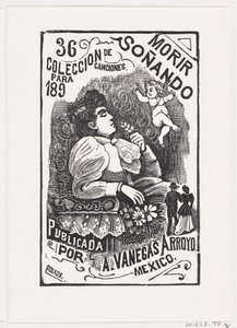 Profiel van een vrouw zittend in een stoel met haar hoofd achterover en een bloem vasthoudend, ca. 1890