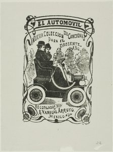 De Automobiel door José Guadalupe Posada
