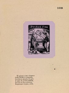 De Pulque Maker door José Guadalupe Posada