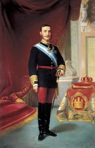 Portret van Alfonso XII (1857-1885)