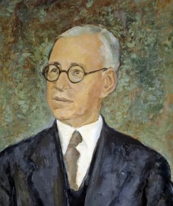 Portret van Enrique Díez-Canedo (Porträt von Enrique Díez-Canedo) door José Moreno Villa