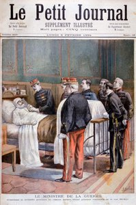 De Franse Minister van Oorlog geeft een militaire onderscheiding, 1894