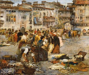 Een markt in Granada