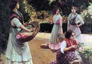 Bloemenverkopers van Sevilla