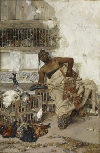 Pluimveemarkt, Tanger, ca. 1881