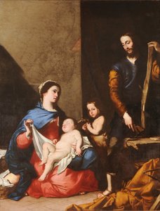 De Heilige Familie door Jose de Ribera