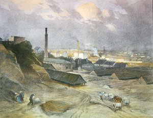 Steenfabriek in Heiligenstadt, gepubliceerd in Wenen