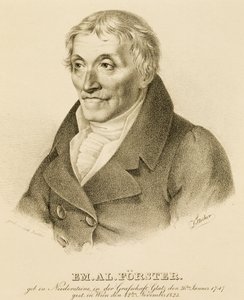 Portret van Emanuel-Aloys Forster (1748-1823), componist en leraar contrapunt