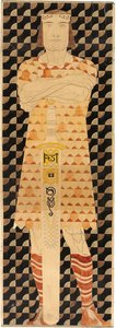 Friesontwerp voor de St. Louis Wereldtentoonstelling 1904 door Josef Engelhart