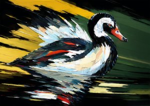 Dieren: zwarte zwaan 4