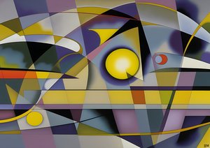 abstract: zilver-gele curve 9