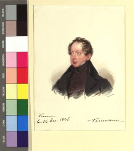 Advocaat dr. Neumann door Josef Kriehuber