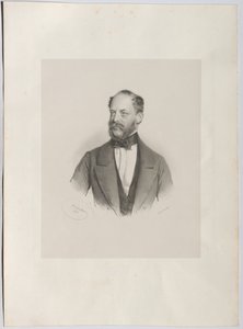 Bach door Josef Kriehuber