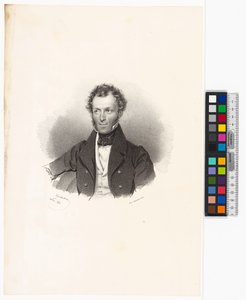 Dr. Josef Berres (?) door Josef Kriehuber