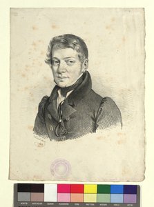 Emanuel Ritter von Neuwall door Josef Kriehuber
