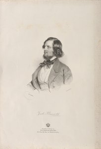 Portret van de fluitist en componist Giulio Briccialdi 1818-1881