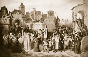 Leopold VI die Wenen binnentreedt, 1219