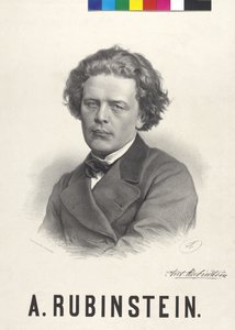 A. Rubinstein door Josef Nikolaus Kriehuber